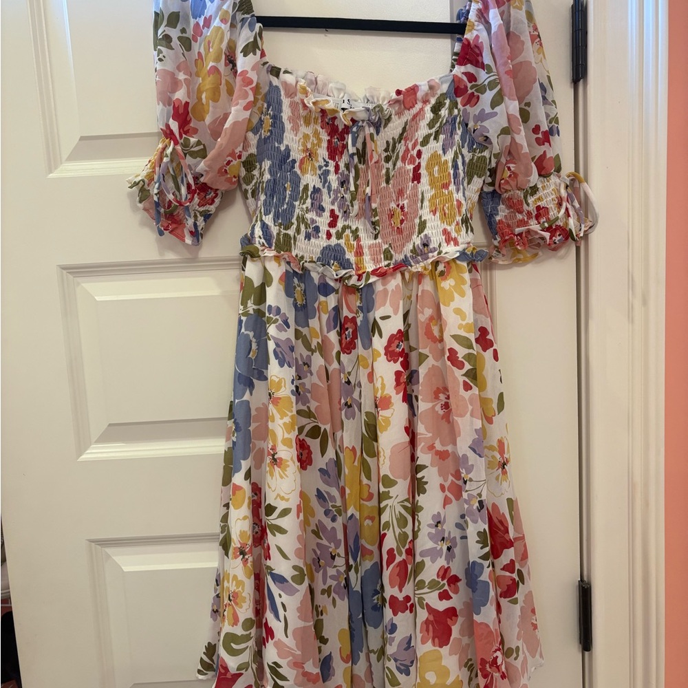 Floral mini dress